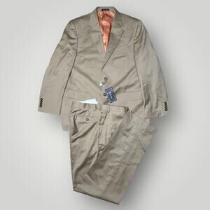 Men's Tan Two-Piece Suit - Classic Blazer & Trousers